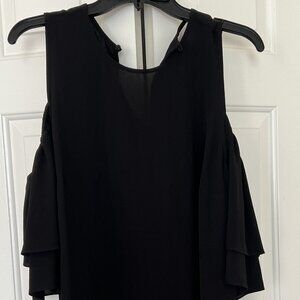 Michael Kors XL Black top with opened shoulders